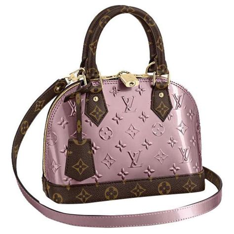 louis vuitton alma bb vernis rose|Louis Vuitton Alma inside.